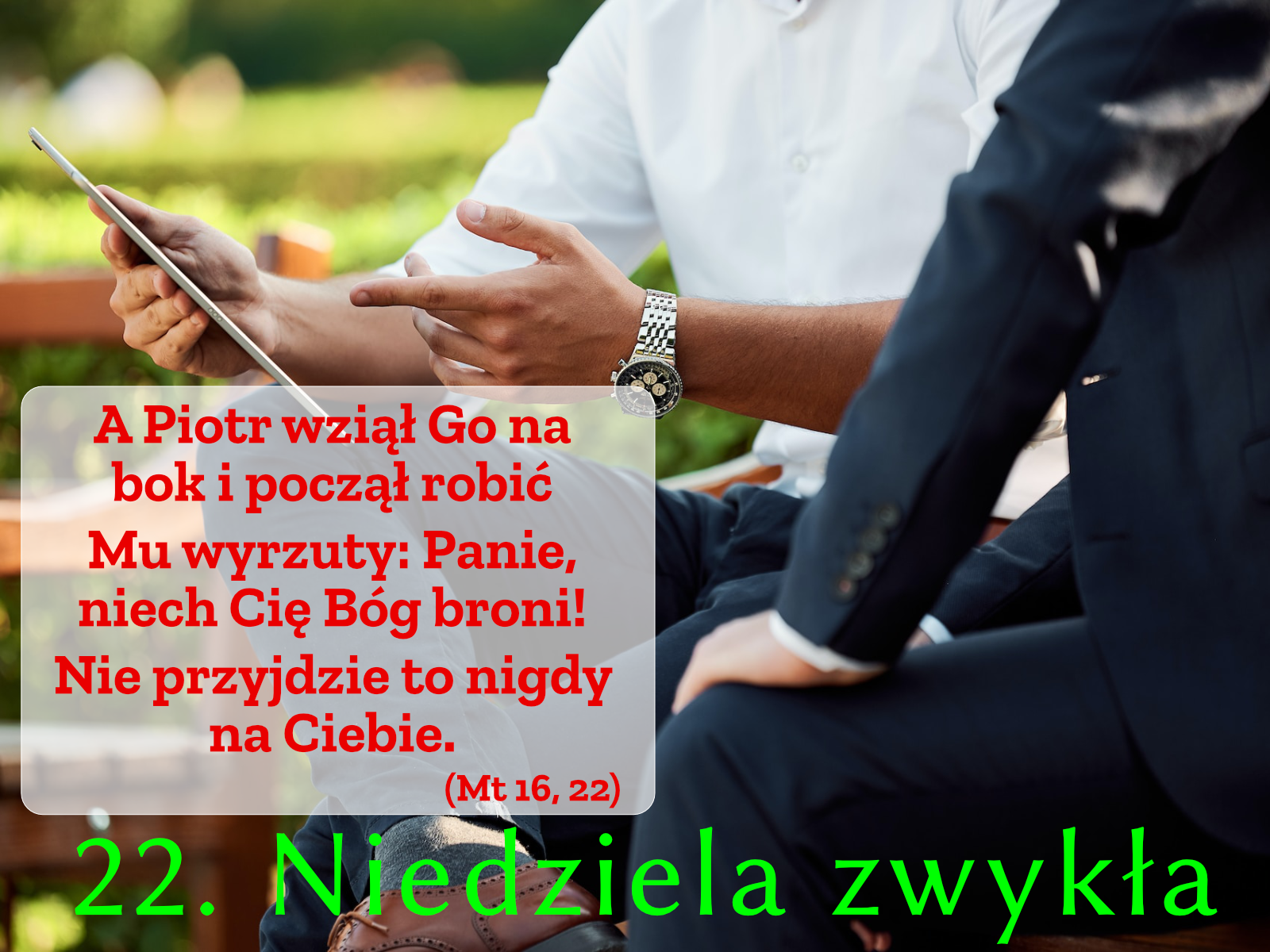 Read more about the article 22 Niedziela Zw.